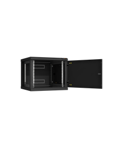 Купить Настенный разборный шкаф TLK TWC-096060-R-M-BK 19", 9U, металлическая дверь, Ш600хВ503хГ600мм, 2 пары монтажных направляющих, черный, изображение 3 в интернет-магазине Irkshop.ru