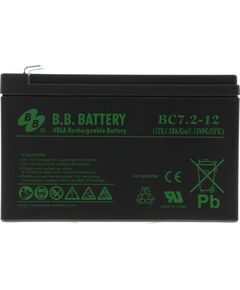 Купить Аккумулятор для UPS B.B. Battery BC7.2-12 12V, 7.2Ah, изображение 5 в интернет-магазине Irkshop.ru