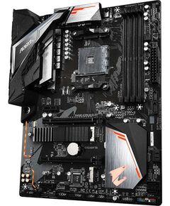 Купить Материнская плата GigaByte B450 AORUS ELITE V2 AM4  2xPCI-E DVI+HDMI GbLAN SATA RAID ATX 4DDR4 RTL, изображение 3 в интернет-магазине Irkshop.ru