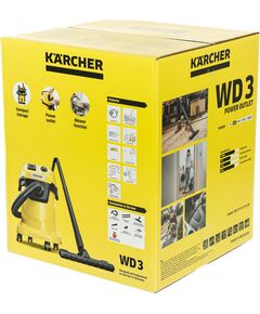 Купить Строительный пылесос Karcher WD3 P V-17/4/20 1000Вт, сухая уборка, сбор воды, желтый [1.628-170.0], изображение 11 в интернет-магазине Irkshop.ru