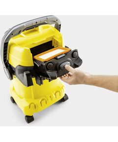 Купить Строительный пылесос Karcher WD5 V-25/5/22 1100Вт, сухая уборка, сбор воды, желтый [1.628-300.0], изображение 4 в интернет-магазине Irkshop.ru