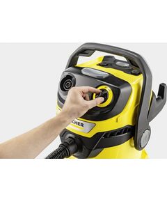 Купить Строительный пылесос Karcher WD5 V-25/5/22 1100Вт, сухая уборка, сбор воды, желтый [1.628-300.0], изображение 7 в интернет-магазине Irkshop.ru