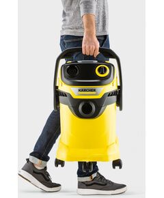 Купить Строительный пылесос Karcher WD5 V-25/5/22 1100Вт, сухая уборка, сбор воды, желтый [1.628-300.0], изображение 10 в интернет-магазине Irkshop.ru