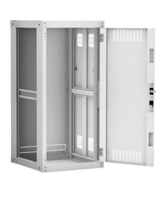 Купить Напольный шкаф Netlan EC-FZ-246060-MMM-GY 19", 24U, металлическая дверь, цельнометаллические стенки, Ш600хВ1242хГ600мм, в разобранном виде, серый, изображение 2 в интернет-магазине Irkshop.ru