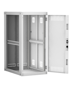 Купить Напольный шкаф Netlan EC-FZ-246080-MMM-GY 19", 24U, металлическая дверь, цельнометаллические стенки, Ш600хВ1242хГ800мм, в разобранном виде, серый, изображение 3 в интернет-магазине Irkshop.ru
