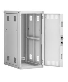 Купить Напольный шкаф Netlan EC-FZ-246080-MMM-GY 19", 24U, металлическая дверь, цельнометаллические стенки, Ш600хВ1242хГ800мм, в разобранном виде, серый, изображение 2 в интернет-магазине Irkshop.ru