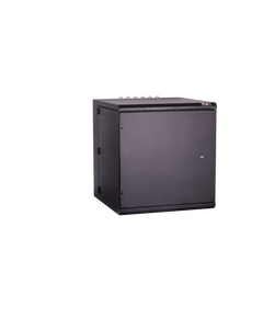 Купить Настенный двухсекционный шкаф TLK TWM-066060-M-BK 19", 6U, металлическая дверь, промышленный, степень защиты IP55, Ш600хВ370хГ600мм, черный, изображение 2 в интернет-магазине Irkshop.ru