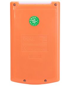 Купить Калькулятор карманный Deli E39217/OR оранжевый 8-разр., изображение 4 в интернет-магазине Irkshop.ru