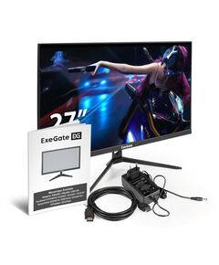 Купить Монитор безрамочный Exegate ProSmart EZ2707A 27" IPS LED, FHD, 1920x1080@75Гц, 16:9, 280cd/m2, 1000:1, 178°/178°, 5ms, Speakers, D-Sub, HDMI1.4 [EX296348RUS], изображение 8 в интернет-магазине Irkshop.ru