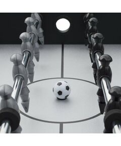 Купить Игровой стол - футбол  Hit 122x63.5x78.7 см, черно-серебристый, изображение 5 в интернет-магазине Irkshop.ru