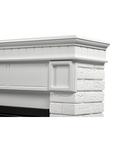 Купить Портал Firelight Bricks 25 WW камень белый, белая эмаль, изображение 3 в интернет-магазине Irkshop.ru