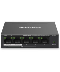 Купить Коммутатор Mercusys MS105GP 5-Port Gigabit, 4-Port PoE+, 1 Gigabit Non-PoE, изображение 2 в интернет-магазине Irkshop.ru