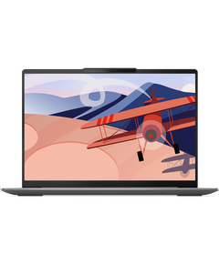 Купить Ноутбук Lenovo Yoga Slim 6 14APU8 Ryzen 5 7540U/16Gb/512Gb SSD/noDVD/Int 740M/Cam/BT/WiFi/14" 2240x1400 IPS/1.35кг/storm grey/Win11Home/RU kbd [82X3002TRK], изображение 2 в интернет-магазине Irkshop.ru