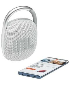 Колонки: Портативная колонка JBL CLIP 4 White [JBLCLIP4WHT] фотографии