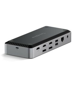 Внешние аккумуляторы, зарядные устройства: Док-станция Satechi Triple 4K Display Docking Station Space Gray цвет серый космос [ST-D4KTM-EU] фотографии