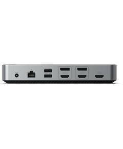 Внешние аккумуляторы, зарядные устройства: Док-станция Satechi Triple 4K Display Docking Station Space Gray цвет серый космос [ST-D4KTM-EU] фотографии
