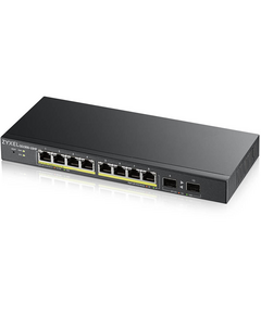 Купить Коммутатор ZyXEL GS1900-10HP-EU0102F Smart L2 PoE+, 8xGE PoE+, 2xSFP, Desktop, Silent, Budget PoE 77W, изображение 2 в интернет-магазине Irkshop.ru