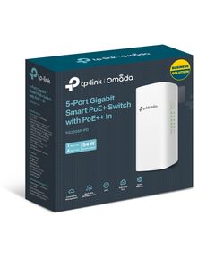 Купить Коммутатор TP-Link SG2005P-PD Smart линейки Omada с 5 гигабитными портами, 1 порт с входящим PoE++, 4 порта с исходящим PoE+, изображение 6 в интернет-магазине Irkshop.ru