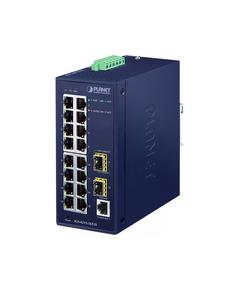 Купить Коммутатор Planet IGS-4215-16T2S IP30 Industrial L2/L4 16-Port 10/100/1000T + 2-Port 100/1000X SFP Managed Switch (-40~75 degrees C) в интернет-магазине Irkshop.ru