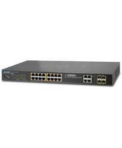 Купить Коммутатор Planet WGSW-20160HP 16-Port 802.3at PoE Gigabit Ethernet Switch + 4-Port SFP (230W) в интернет-магазине Irkshop.ru