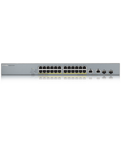 Купить Коммутатор ZyXEL GS1350-26HP-EU0101F L2 PoE + switch for IP cameras, 24xGE PoE +, 2xCombo (SFP / RJ-45), PoE budget 375 W, изображение 3 в интернет-магазине Irkshop.ru