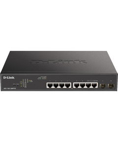 Купить Коммутатор D-link DGS-1100-10MPPV2/A3A EasySmart L2 Switch 8х1000Base-T PoE, 2x1000Base-X SFP, PoE Budget 242W, 2 PoE ports 802.3bt (90W), изображение 2 в интернет-магазине Irkshop.ru