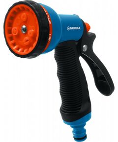 Шланги, системы водопровода и автополива: Спиральный шланг GRINDA PROLine 3/8" x 15 м пистолет-распылитель, адаптеры, поливочный набор [428495] фотографии