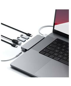USB концентраторы (USB hub): Хаб Satechi Pro Hub Mini цвет - серый космос [ST-UCPHMIM] фотографии