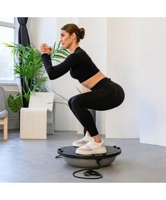 Купить Полусфера балансировочная UNIX Fit Bosu с эспандерами, 58 см, изображение 10 в интернет-магазине Irkshop.ru