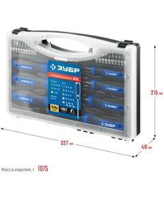 Купить Набор отверток Зубр Профессионал 11 предметов [25241], изображение 10 в интернет-магазине Irkshop.ru