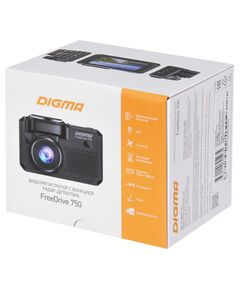 Купить Видеорегистратор Digma Freedrive 750 GPS, с радар-детектором, черный [FD750], изображение 20 в интернет-магазине Irkshop.ru