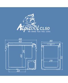 Купить Автохолодильник Alpicool CL50 (12/24), изображение 14 в интернет-магазине Irkshop.ru