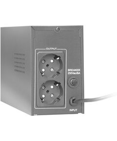 Купить Источник бесперебойного питания Exegate Power Back BNB-400 400VA, LED, AVR, 2*Schuko, металлический корпус, Black [EP244541RUS], изображение 2 в интернет-магазине Irkshop.ru