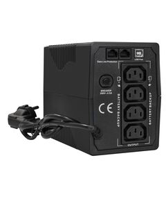 Купить Источник бесперебойного питания Exegate Power Back BNB-1000 1000VA, LED, AVR, RJ45/11, USB, Black [EX292784RUS], изображение 2 в интернет-магазине Irkshop.ru