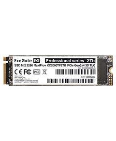 Купить Накопитель Exegate 2Tb NextPro+ M.2 2280 PCIe Gen3x4 3D TLC [EX295282RUS], изображение 2 в интернет-магазине Irkshop.ru