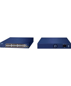 Купить Коммутатор Planet FGSD-2621P 24-Port 10/100TX 802.3at PoE + 2-Port 10/100/1000T + 1-Port shared 1000X SFP Unmanaged в интернет-магазине Irkshop.ru