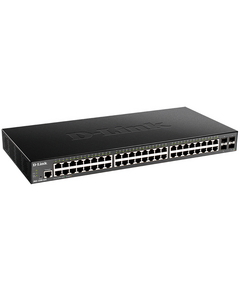 Купить Коммутатор D-link DGS-1250-52X/A1A Smart L2 Switch 48x1000Base-T, 4х10GBase-X SFP+, CLI, RJ45 Console в интернет-магазине Irkshop.ru