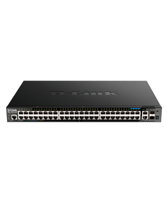 Купить Коммутатор D-link DGS-1520-52MP/A1A Managed L3 Stackable Switch 44x1000Base-T PoE, 4x2.5GBase-T PoE, 2x10GBase-T, 2x10GBase-X SFP+, PoE Budget 370W (740W with DPS-700), CLI, RJ45 Console, RPS, изображение 2 в интернет-магазине Irkshop.ru