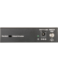 Купить Коммутатор D-link DSS-100E-6P/A1A Unmanaged Surveillance Switch 6x100Base-TX (4x100Base-TX PoE), Surge 6KV, PoE Budget 55W, Long-range PoE up to 250m, metal case, изображение 3 в интернет-магазине Irkshop.ru