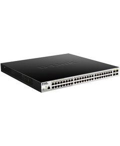 Купить Коммутатор D-link DGS-1210-52MP/ME/B2A Managed L2 Metro Ethernet Switch 48x1000Base-T PoE, 4x1000Base-X SFP, PoE Budget 370W, Surge 6KV, CLI, RJ45 Console, Dying Gasp, изображение 2 в интернет-магазине Irkshop.ru