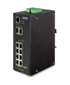 Купить Коммутатор Planet IGS-10020PT IP30 L2+ SNMP Manageable 8-Port Gigabit POE(Af) Switch + 2-Port Gigabit SFP Industrial Switch (-40 to 75 C) в интернет-магазине Irkshop.ru