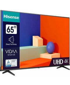 Купить ЖК-телевизор Hisense 65A6K 65" (165 см) Smart 4K Ultra HD черный, изображение 4 в интернет-магазине Irkshop.ru