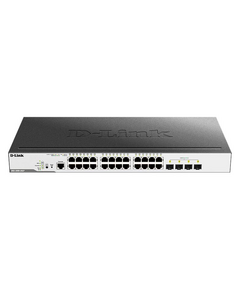 Купить Коммутатор D-link DGS-3000-28LP/B1A Managed L2 Switch 24x1000Base-T PoE, 4x1000Base-X SFP, PoE Budget 193W, Surge 6KV, CLI, RJ45 Console, RPS, Dying Gasp, изображение 2 в интернет-магазине Irkshop.ru