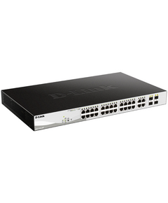 Купить Коммутатор D-link DGS-1210-28P/FL1A Managed L2 Switch 24x1000Base-T PoE, 4xCombo 1000Base-T/SFP, PoE Budget 193W, Surge 6KV, CLI, изображение 2 в интернет-магазине Irkshop.ru