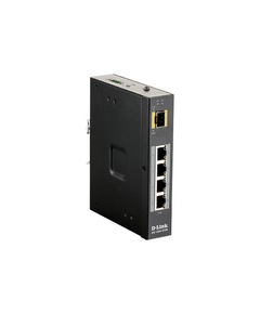 Купить Коммутатор неуправляемый D-link DIS-100G-5PSW/A1A Industrial Switch 4x1000Base-T PoE, 1x1000Base-X SFP, PoE Budget up to 120W, Surge 2KV, DIN-Rail, metal case IP30, -40 to 75°C, only DC power, w/o power supply, изображение 2 в интернет-магазине Irkshop.ru