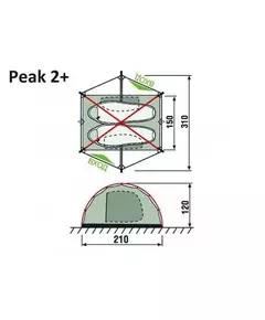 Купить Палатка RockLand Peak 2+, изображение 2 в интернет-магазине Irkshop.ru