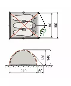 Купить Палатка GreenLand Troll 3, изображение 3 в интернет-магазине Irkshop.ru