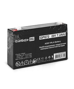 Купить Аккумулятор для UPS Exegate EXG672/GP672 6V, 7.2Ah [EP234536RUS], изображение 5 в интернет-магазине Irkshop.ru