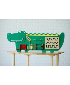 Купить Бизиборд «Добрый крокодильчик» в интернет-магазине Irkshop.ru