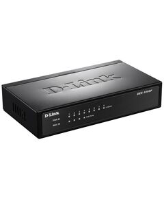 Купить Сетевой коммутатор D-link DES-1008P/C1A Unmanaged Switch 8x100Base-TX (4x100Base-TX PoE), PoE Budget 52W, metal case в интернет-магазине Irkshop.ru